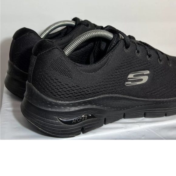 Skechers ArchFit Womens Big Appeal Walking/Running Black Mesh 149057 Sz 11M XLNT - Picture 4 of 11